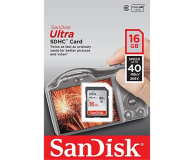Sandisk 16GB SDHC Ultra Class10 40MB/s UHS-I - 208118 - zdjęcie 3